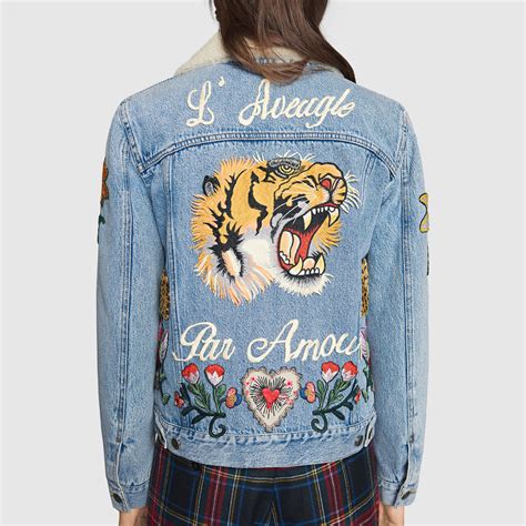 gucci denim jacket women.